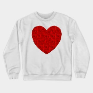 Rose Heart Crewneck Sweatshirt